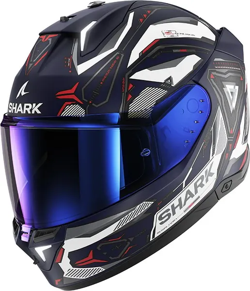 Изображение товара Мотошлем Shark Helmets Skwal I3 Linik Mat / HE0823E-BWR-XXL (2XL, синий/белый/красный)