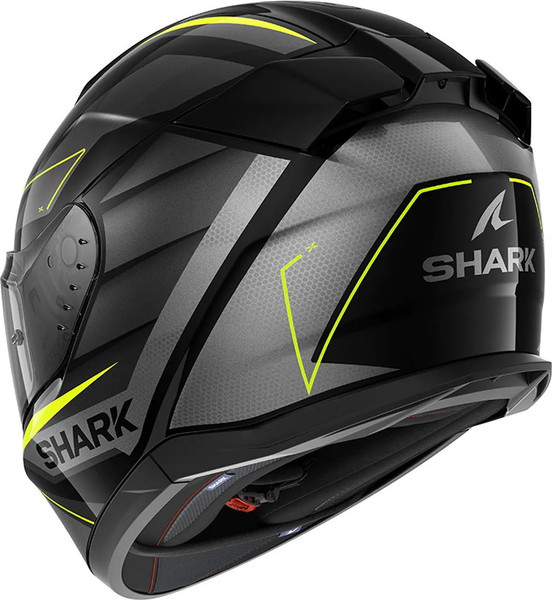 Изображение товара Мотошлем Shark Helmets D-Skwal 3 Sizler / HE0922E-KAY-XXL (2XL, серый/черный/желтый)