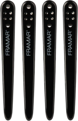 Изображение товара Набор зажимов для волос FRAMAR Big Bite Clips Black (4шт)