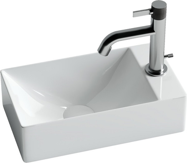 Изображение товара Тумба с умывальником Sancos Mini / MN35ECHL + CN5007 (дуб чарльстон)