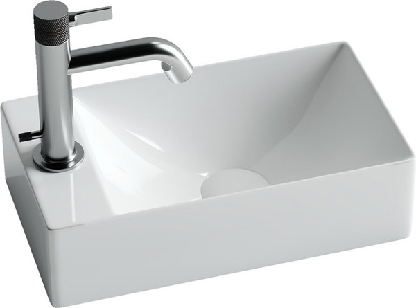Изображение товара Тумба с умывальником Sancos Mini / MN35ECHL + CN5008 (дуб чарльстон)