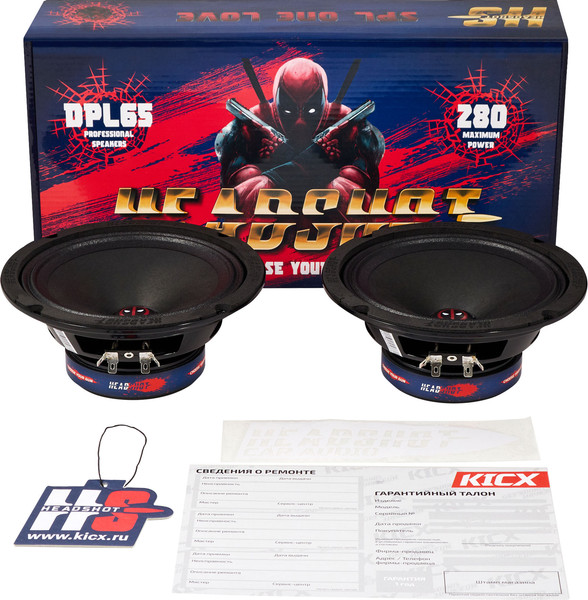 Изображение товара Среднечастотная АС Kicx HeadShot DPL65