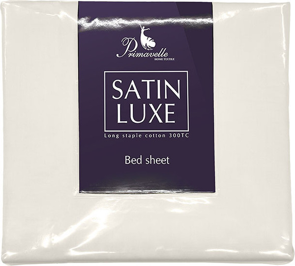 Изображение товара Простыня Primavelle 215х220 сатин Luxe / 114911502-сгL63 (слоновая кость)