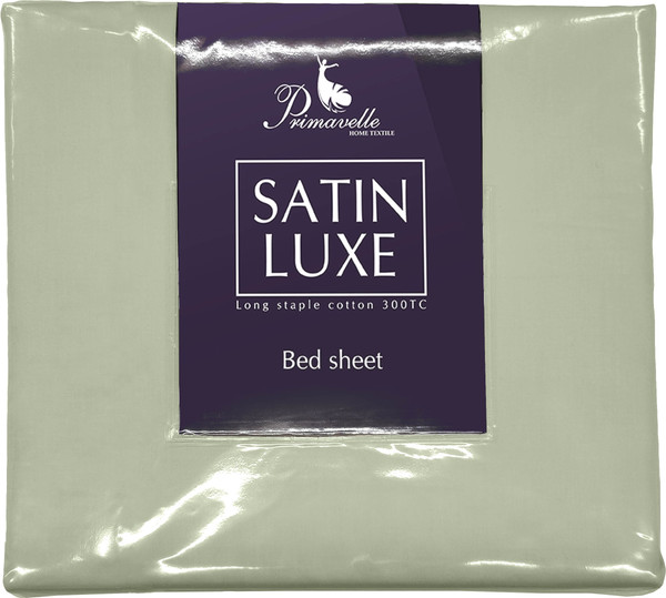 Изображение товара Простыня Primavelle 215х220 сатин Luxe / 114911502-сгL84 (шалфей)