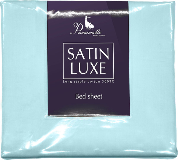 Изображение товара Простыня Primavelle 180х215 сатин Luxe / 114911801-сгL18 (голубой)