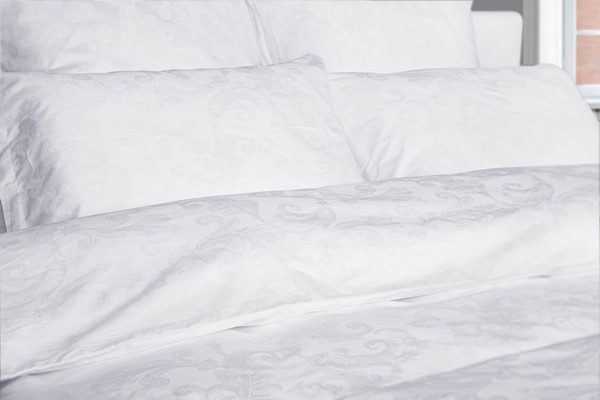 Изображение товара Простыня Primavelle 160х200 сатин-жаккард на резинке / 114481406-vn (вензель)