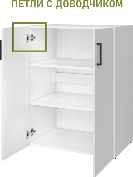 Изображение товара Шкаф Mio Tesoro Tandem 2D (белый)