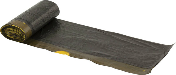 Изображение товара Пакеты для мусора Офисмаг 60л 15мкм с завязками / 601398 (20шт, черный)