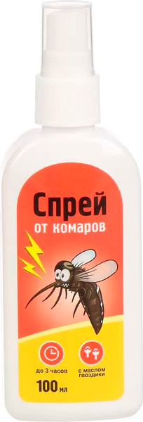 Изображение товара Спрей от насекомых No Brand от комаров и мошек / ROND12 (100мл)