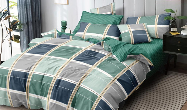 Изображение товара Комплект постельного белья LUXOR № F 78018 A/B (N) 1.5сп (поплин)