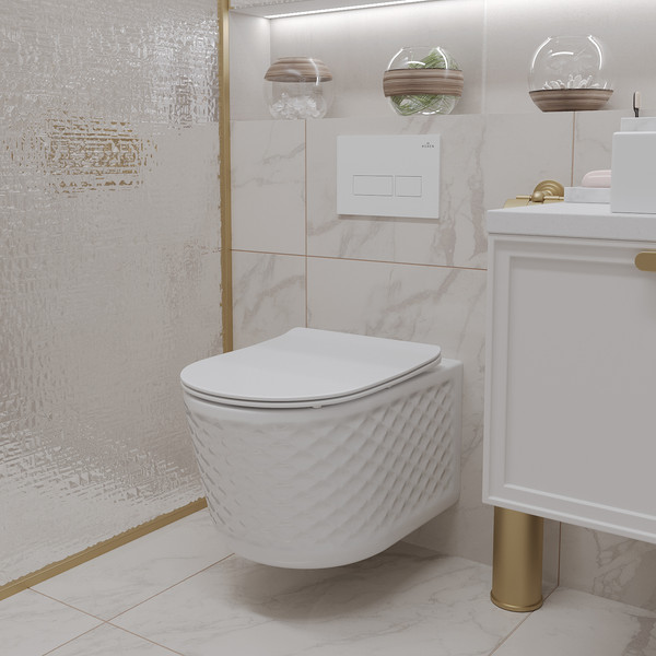 Изображение товара Унитаз подвесной Roxen Vine 530225-01 Rimless Soft Close NC