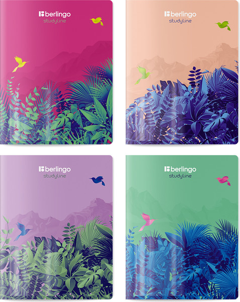 Изображение товара Тетрадь Berlingo Flower Art / CBs_48S20 (48, клетка, в ассортименте)