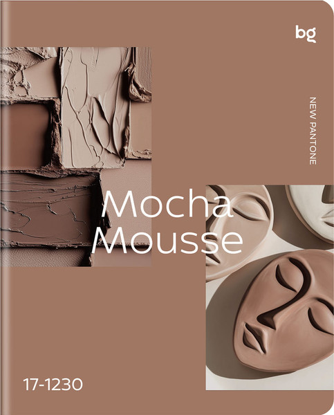 Изображение товара Тетрадь BG Mocha Mousse / Т5ск48_лс 57636 (48л, клетка, soft-touch ламинация)