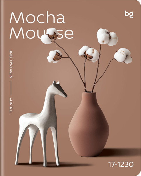 Изображение товара Тетрадь BG Mocha Mousse / Т5ск48_лс 57636 (48л, клетка, soft-touch ламинация)