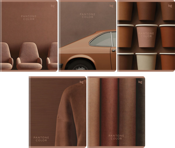 Изображение товара Тетрадь BG Pantone Сolor / Т5ск48_лм 57637 (48л, клетка, матовая ламинация)