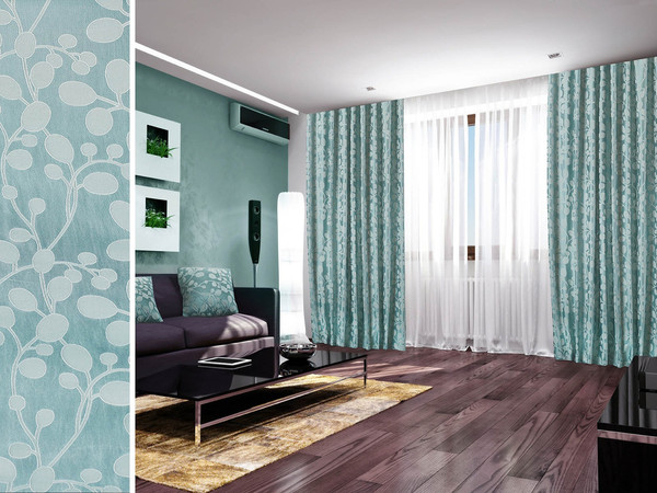 Изображение товара Комплект штор Primavelle Livia 200х270 / 61472027-45f (филигрань бирюзовый)