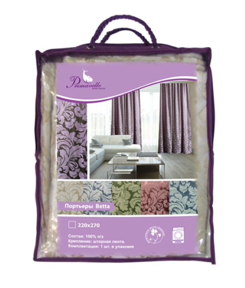 Изображение товара Штора Primavelle Livia 140х270 / 61471427-45fl (фолиаж бирюзовый)