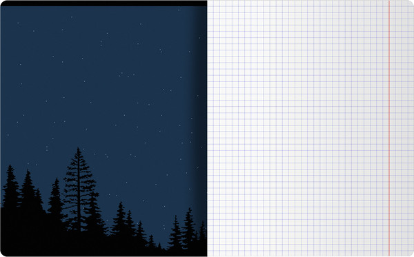 Изображение товара Тетрадь BG Сталь / Т5ск48_лм_вл_к 63537 (48л, клетка, матовая ламинация, выборочный лак)