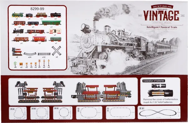 Изображение товара Железная дорога игрушечная Sima-Land Винтаж / 7603214