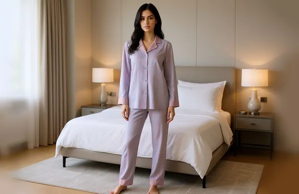 Изображение товара Рубашка Primavelle Ronico Tencel женская / 62046262-S/M (серо-розовый)