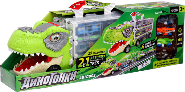 Изображение товара Автотрек Автоград Диногонки / 10499714 (12шт)