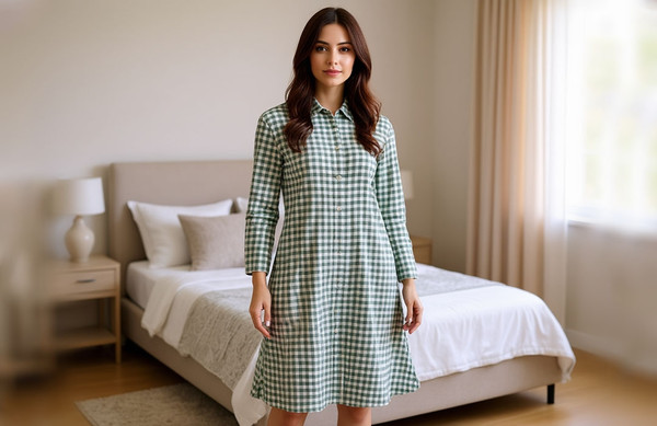 Изображение товара Халат Primavelle Рубашка Vera / 638853721-S/M (зеленый)