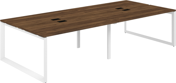 Изображение товара Комплект письменных столов Norden 320х143.8х75 / PR.256.DM.O59.WH (белый/дуб модена)