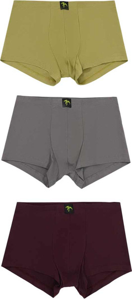 Изображение товара Комплект мужских трусов Mark Formelle 411216-3 (р.90-100, винный/кедр/темно-серый)