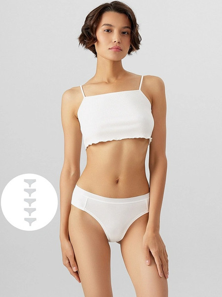 Изображение товара Комплект женских трусов Mark Formelle 412247H-5 (р.102, белый)