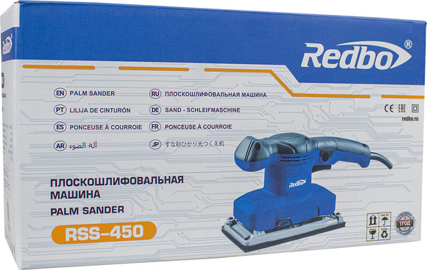 Изображение товара Вибрационная шлифовальная машина Redbo RSS-450 / 40045