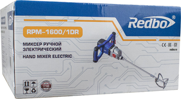 Изображение товара Дрель-миксер Redbo RPM-1600/1DR / 40361