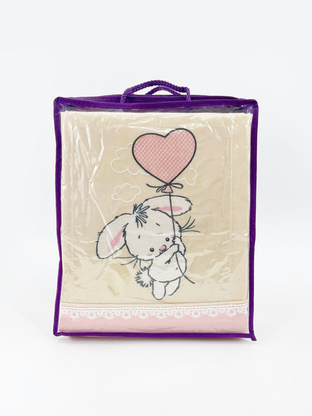 Изображение товара Комплект постельный для малышей Primavelle Bunny с бортиками и кармашком / 115124291-43B (персиковый)