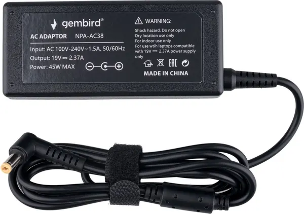 Изображение товара Зарядное устройство для ноутбука Gembird/Cablexpert NPA-AC38