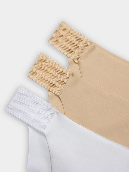 Изображение товара Комплект женских трусов Mark Formelle 412567-3 (р.94, бежевый-2)