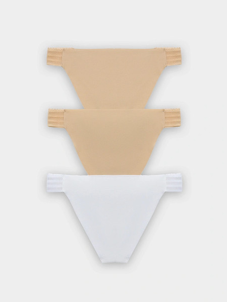 Изображение товара Комплект женских трусов Mark Formelle 412567-3 (р.98, бежевый-2)