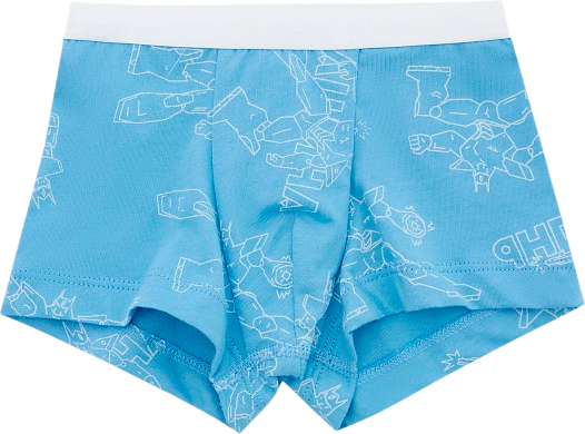 Изображение товара Трусы детские Mark Formelle 413345 (р.116/122-60-54, роботы на голубом)