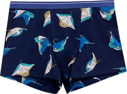 Изображение товара Трусы детские Mark Formelle 413345 (р.104/110-56-51, скаты на синем)