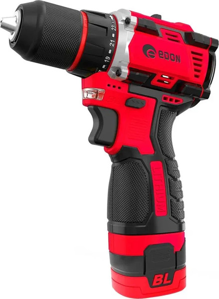 Изображение товара Аккумуляторная дрель-шуруповерт Edon UAD-16DBL / 40095