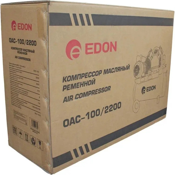 Изображение товара Воздушный компрессор Edon OAC-100/2200 / 39782