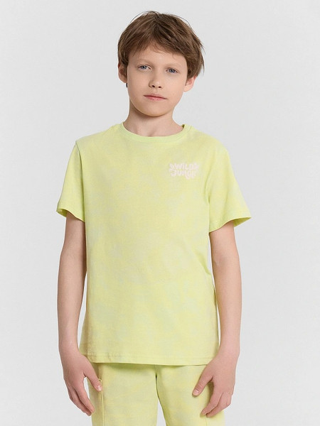 Изображение товара Комплект детской одежды Mark Formelle 393330 (р.152-76-66, лаймовые разводы)