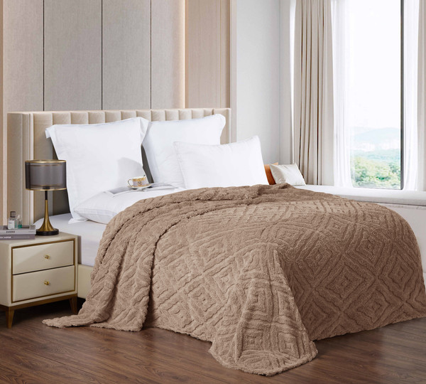 Изображение товара Плед Царство сновидений Кофейный 240x200 / 150-0553