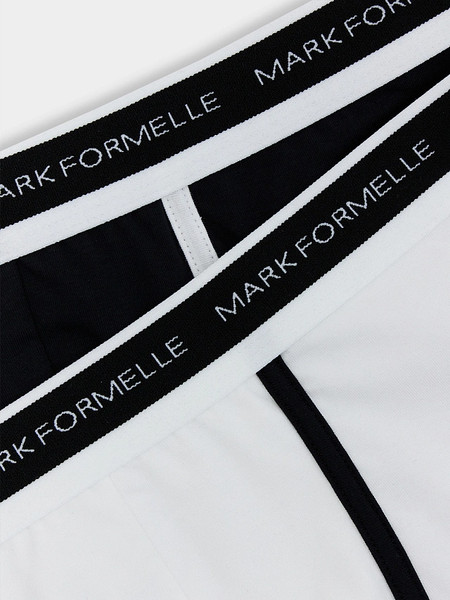 Изображение товара Комплект мужских трусов Mark Formelle 411165-2 (р.94-104, белый/черный)