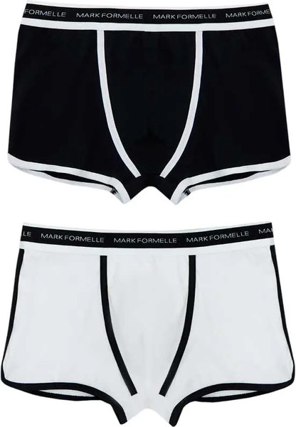 Изображение товара Комплект мужских трусов Mark Formelle 411165-2 (р.102-112, белый/черный)