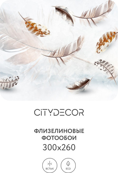 Изображение товара Фотообои листовые Citydecor Абстракция 28 (300x260см)