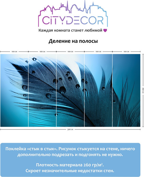 Изображение товара Фотообои листовые Citydecor Абстракция 230 (500x260см)