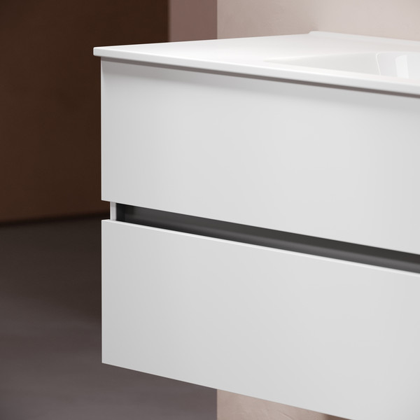 Изображение товара Тумба с умывальником Sancos Urban / UR120-1W + CN7006 (белый глянец)