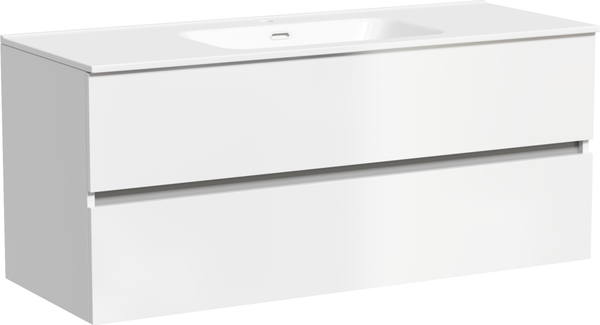 Изображение товара Тумба с умывальником Sancos Urban / UR120-1W + CN7006 (белый глянец)