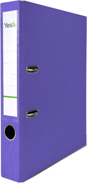 Изображение товара Папка-регистратор Yesli Эко 50мм / YL50OS9133 (фиолетовый, разборная)