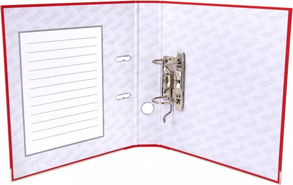 Изображение товара Папка-регистратор Yesli Эко 75мм / YL75OS8261 (красный, разборная)