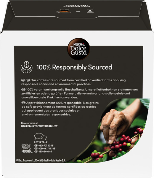 Изображение товара Кофе в капсулах Nescafe Dolce Gusto Espresso Intenso (30шт)